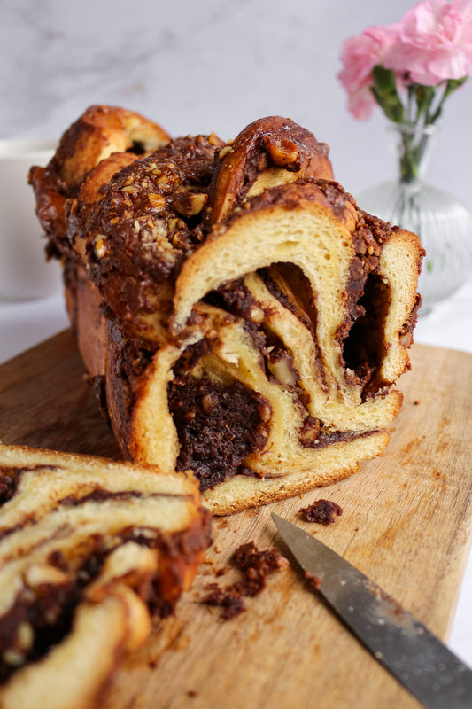 La brioche chocolat noisette